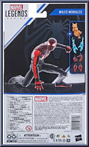 Miles Morales (Spider-Man 2) (Gamerverse) from Marvel Legends - Infinite Series - Exclusives manufactured by Hasbro [Back]
