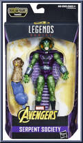 King Cobra (Serpent Society) from Marvel Legends - Infinite Series - Thanos - Infinity War Series manufactured by Hasbro [Front]