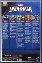 Spider-Man 5-Pack from Marvel Legends - Infinite Series - Exclusives manufactured by Hasbro [Back]