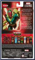 Vision from Marvel Legends - Infinite Series - Void Series manufactured by Hasbro [Back]