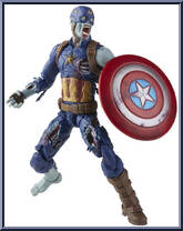 Zombie Captain America from Marvel Legends - Infinite Series - Watcher Series manufactured by Hasbro [Loose]