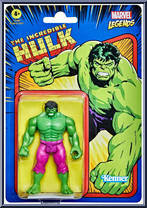 Incredible Hulk (Green) from Marvel Legends - Retro - Basic Series manufactured by Hasbro [Front]