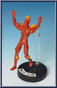 Human Torch from Marvel Legends Showdown - Battle Booster Packs - Series 2 manufactured by Toy Biz [Loose]