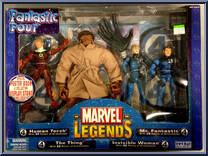 Fantastic Four (4 Figures) from Marvel Legends - Box Sets manufactured by Toy Biz [Front]