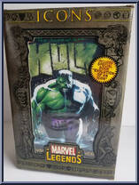 Hulk from Marvel Legends - Icons - Series 2 manufactured by Toy Biz [Back]