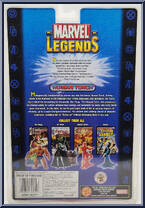 Human Torch from Marvel Legends - Series  2 manufactured by Toy Biz [Back]