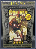 Iron Man from Marvel Legends - Icons - Series 1 manufactured by Toy Biz [Back]