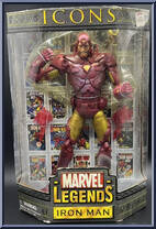 Iron Man from Marvel Legends - Icons - Series 1 manufactured by Toy Biz [Front]