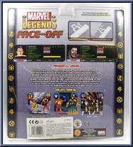 Punisher vs Jigsaw (Black Suit) from Marvel Legends - Face Off Sets - Series 2 manufactured by Toy Biz [Back]