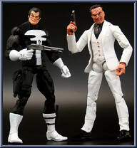 Punisher vs Jigsaw (White Suit) from Marvel Legends - Face Off Sets - Series 2 manufactured by Toy Biz [Loose]