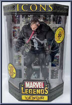 Venom from Marvel Legends - Icons - Series 2 manufactured by Toy Biz [Front]