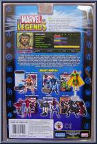Weapon "X" Wolverine from Marvel Legends - Series  7 manufactured by Toy Biz [Back]