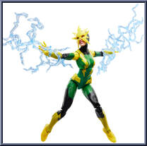 Electro (Francine Frye) from Marvel Legends - Vintage - Spider-Man manufactured by Hasbro [Loose]