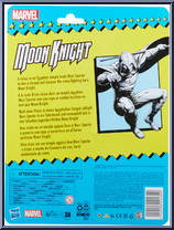 Moon Knight from Marvel Legends - Vintage - Super Heroes manufactured by Hasbro [Back]
