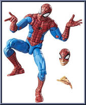 Spider-Man (Pizza Slice) from Marvel Legends - Vintage - Super Heroes manufactured by Hasbro [Loose]