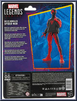 Spider-Man (Miles Morales) from Marvel Legends - Vintage - Spider-Man manufactured by Hasbro [Back]