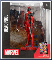 Deadpool (New Mutants #98) from Marvel - Posed Figures manufactured by McFarlane [Front]