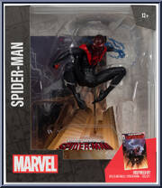 Spider-Man (Miles Morales: Spider-Man #1) from Marvel - Posed Figures manufactured by McFarlane [Front]