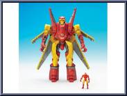 Iron Man from Marvel MegaMorphs - Series 3 manufactured by Toy Biz [Loose]