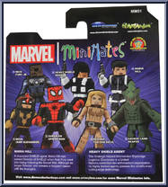 Nick Fury Jr / Heavy SHIELD Agent from Marvel Minimates - Wave 51 - Marvel Now! manufactured by Diamond Select [Back]