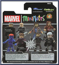 Young Magneto / Mystique from Marvel Minimates - Wave 58 - X-Men Days of Future Past Movie manufactured by Diamond Select [Back]