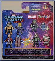 Star-Lord / Yondu from Marvel Minimates - Wave 71 - Guardians of the Galaxy Vol 2 manufactured by Diamond Select [Back]