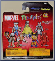 Mojo / Spiral from Marvel Minimates - Wave 72 - Wolverine manufactured by Diamond Select [Back]