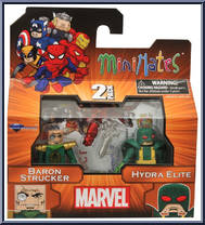 Baron Strucker / Hydra Elite from Marvel Minimates - Wave 54 manufactured by Diamond Select [Front]