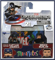 Stealth Uniform Captain America / Brock Rumlow from Marvel Minimates - Wave 55 - Captain America: The Winter Soldier manufactured by Diamond Select [Front]