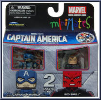 Captain America / Red Skull from Marvel Minimates - Wave 40 manufactured by Diamond Select [Front]