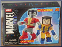 Colossus / Wolverine from Marvel Minimates - Wave 13 - Astonishing X-Men manufactured by Diamond Select [Front]