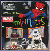 Daredevil (Armored) / Moon Knight from Marvel Minimates - Wave 29 manufactured by Diamond Select [Front]