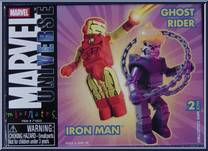 Ghost Rider / Iron Man from Marvel Minimates - Wave  6 manufactured by Diamond Select [Front]
