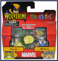 Mojo / Spiral from Marvel Minimates - Wave 72 - Wolverine manufactured by Diamond Select [Front]