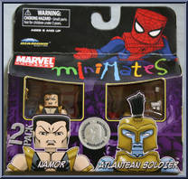Namor / Atlantean Soldier from Marvel Minimates - Toys R Us 2-Packs - Wave  8 manufactured by Diamond Select [Front]