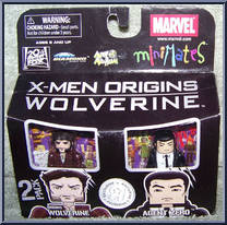 Origins Wolverine / Agent Zero (Re-Release) from Marvel Minimates - Toys R Us 2-Packs - X-Men Origins: Wolverine - Series 2 manufactured by Diamond Select [Front]