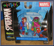 Peter Parker/Spider-Man / Green Goblin (Classic) from Marvel Minimates - Wave  2 manufactured by Diamond Select [Front]