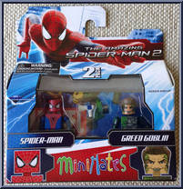 Spider-Man / Green Goblin from Marvel Minimates - Wave 56 - Amazing Spider-Man 2 Movie manufactured by Diamond Select [Front]