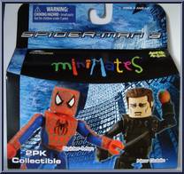 Spider-Man / New Goblin from Marvel Minimates - Wave 17 - Spider-Man 3 manufactured by Diamond Select [Front]