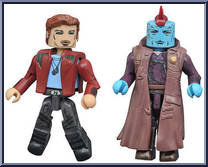 Star-Lord / Yondu from Marvel Minimates - Wave 71 - Guardians of the Galaxy Vol 2 manufactured by Diamond Select [Loose]
