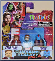 Star-Lord / Yondu from Marvel Minimates - Wave 71 - Guardians of the Galaxy Vol 2 manufactured by Diamond Select [Front]
