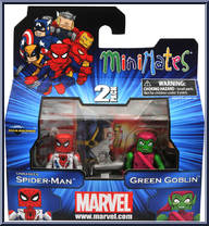 Spider-Man (Unmasked) / Green Goblin Action Figure