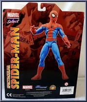 Spectacular Spider-Man from Marvel Select - Exclusives - Disney Store manufactured by Diamond Select [Back]