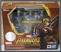 Rocket Raccoon from Marvel - S.H. Figuarts - Avengers Infinity War manufactured by Bandai [Front]