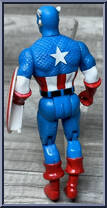 Captain America (Shield Launcher) [Reissue] from Marvel - Super Heroes - Series 4 manufactured by Toy Biz [Loose]