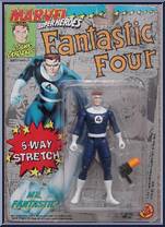 Mr. Fantastic (5-Way Stretch) from Marvel - Super Heroes - Series 3 manufactured by Toy Biz [Front]