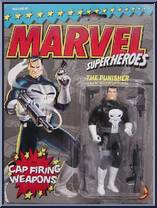 Punisher (Cap Firing Weapons) from Marvel - Super Heroes - Series 1 manufactured by Toy Biz [Front]