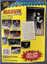Punisher (Machine Gun Sounds) from Marvel - Super Heroes - Series 2 manufactured by Toy Biz [Back]
