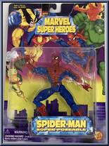 Spider-Man (Super Poseable) from Marvel - Super Heroes - Series 6 manufactured by Toy Biz [Front]