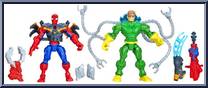 Spider-Man vs. Doctor Octopus from Marvel Super Hero Mashers - Battle Packs manufactured by Hasbro [Loose]